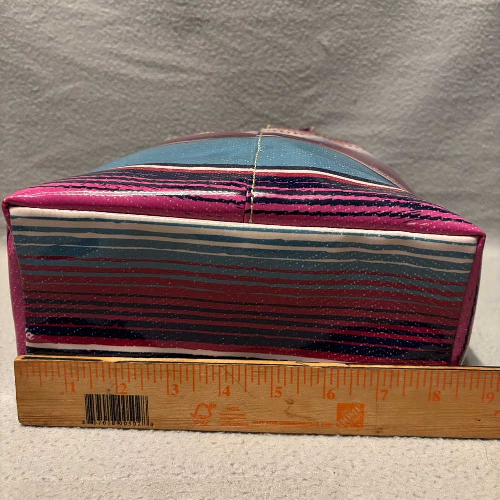 Consuela Thelma Colorful Striped Mini Tote Bag - Picture 5 of 7